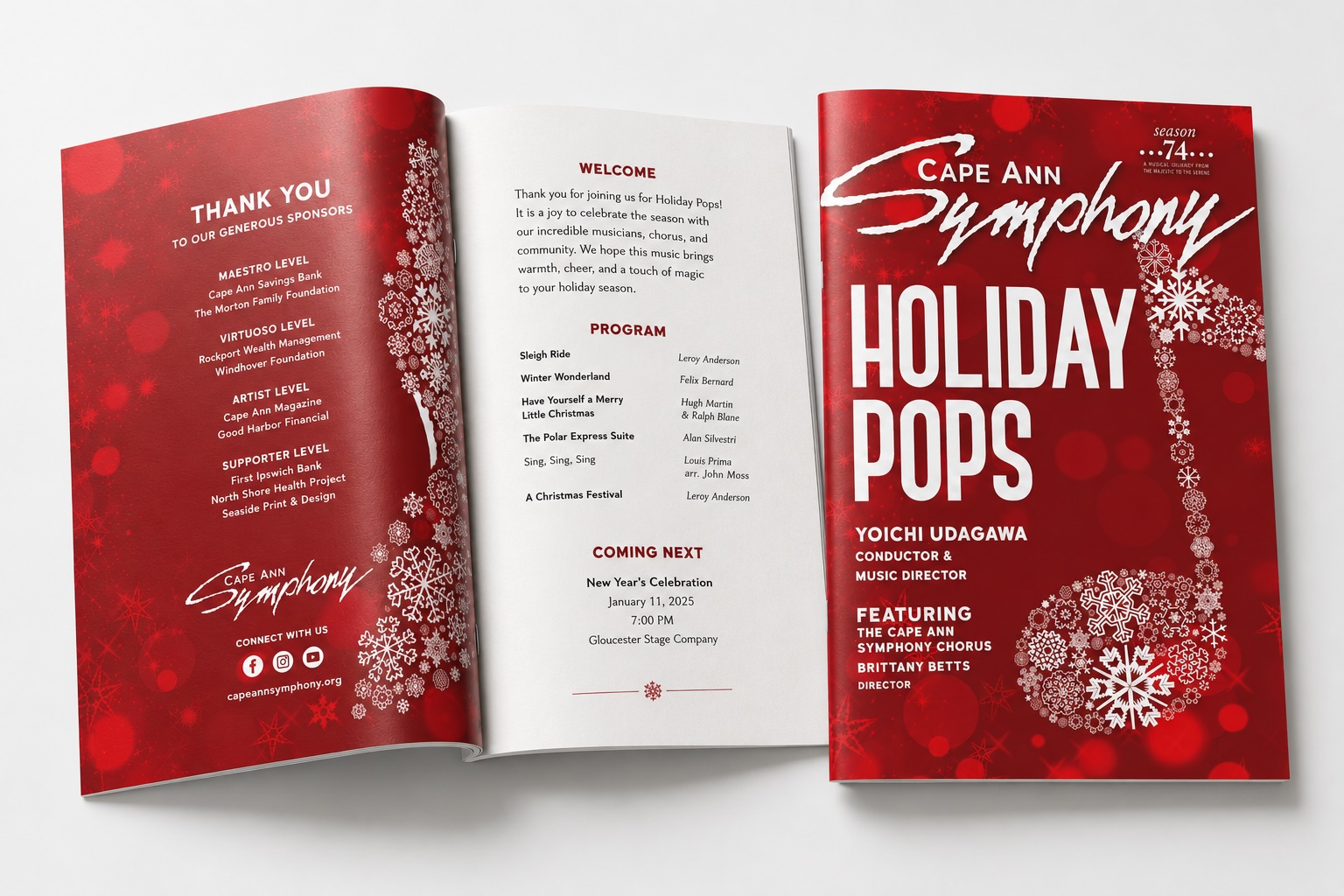 A Cape Ann Symphony program book